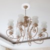 Split Design 12 Inch Ceiling Medallion for Lights & Fans