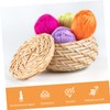 STOBOK 3sets DIY Craft Yarn 12 Colors Soft Acrylic Yarn