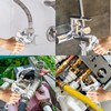 DtgEcd Adjustable Spanner, Wide Jaw Adjustable Spanner, Sink Wrench, Plumbers