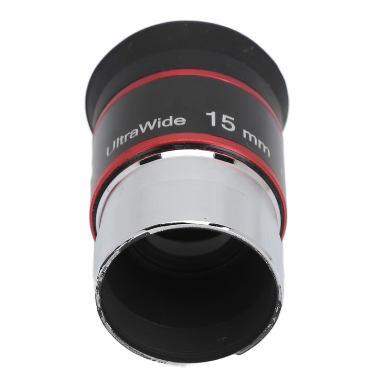 1.25in 15mm 68 Degree Ultra Wide Angle Eyepiece for Telescope