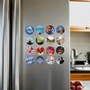 Mind Set of 16 Fridge Magnets for Motivation and Mindfulness