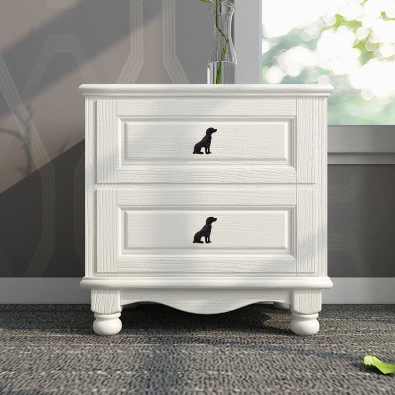 Mizhang Cabinet Knobs Drawer Knobs,Cute Metal Dog Decorative Knob Pulls
