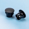 ECSiNG 100 Pieces Hole Plugs Black Plastic 7 mm Snap