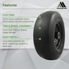 MARASTAR MARASTAR 00232-2PK Universal Fit Flat-Free 11x4.00-5 Tire and Wheel