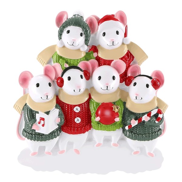 Personalized Mouse Sweater Christmas Ornament 2024 - Mouse Sweater Decorating