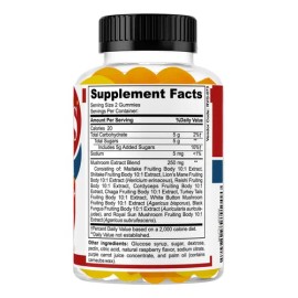 Gomitas Ez-focus Para Memoria, Enfoque Y Ánimo - 60 Ct