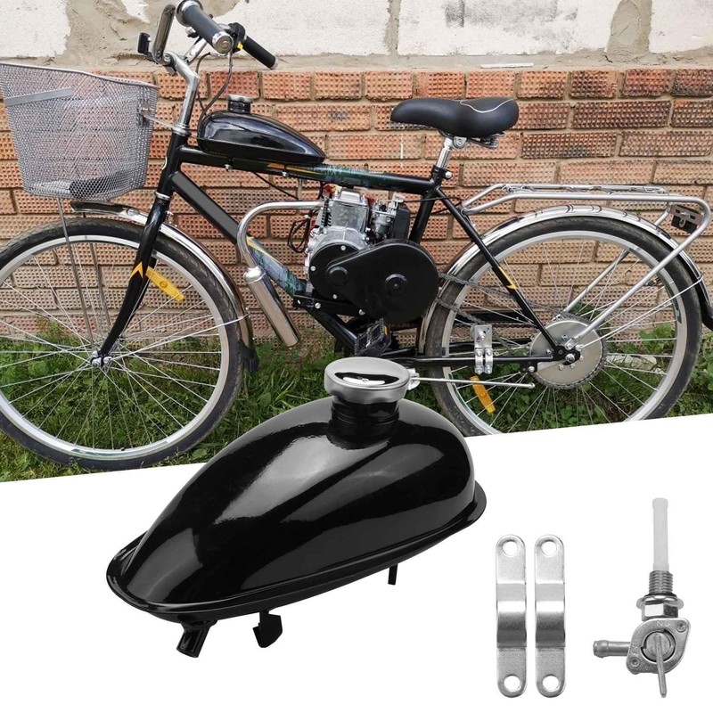 Tuperoymse 2L Motorized Bike Motorcycle Fuel Tank Fit for 49Cc