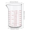 Aeseusia Glass Measuring Cup 120ML(4OZ), Made of High Borosilicate, V-Shaped