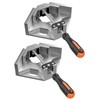 Housolution Right Angle Clamp, [2 PACK] Single Handle 90° Aluminum