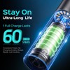 COSLUS C60 Rechargeable Rotating Electric Toothbrush for Adults, Black