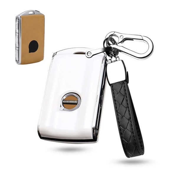 HIBEYO Smart Key Case Fits Volvo ABS Car Key Case