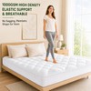 Waterproof Mattress Topper Queen - Extra Thick Breathable Bamboo Mattress