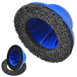 Radnabenschleifer, Kugelkopfschleifer, Radnabenschleifer Auto, Wheel Hub Grinder Topfschleifer, Radnabe Bürste Reinigen Set mit 150mm Schleifrad für 1/2" Schlagschrauber