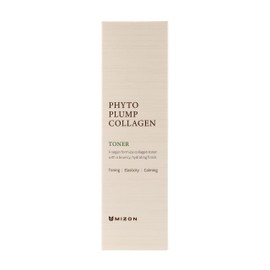 MIZON Fight Plump Collagen Toner, 5.3 fl oz (150 ml), 98% Plant-derived Ingredients, Vegan, Moisturizing Enhancement, Shigeki Shohin