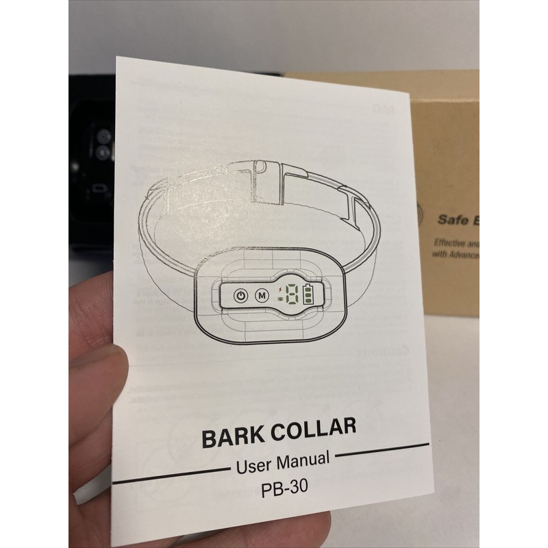 RoHs Dog Bark Control Collar Effective Safe Waterproof Rechargeable Battery