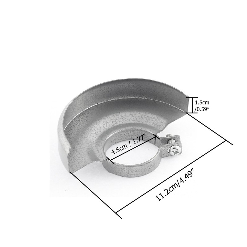 LDEXIN 2pcs Angle Grinder Part Wheel Guard Protector Cover (Silver
