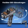 Bluetooth Adapter Car, GizmoVine FM Transmitter, Aux Bluetooth Transmitter Car