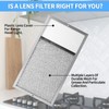 Range hood Filter with Light Lens Replacement for Broan R610027