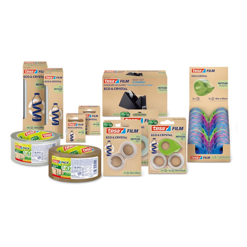 tesapack Eco and Ultra Strong Packing Tape - Made from