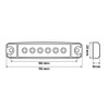 Lampa 97009 ambiance light 6 LED 12/24V S-15, amber