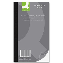 Duplicate Book 210 X 127MM, Stationery Administrative Documents Office Consumables, 1 Piece in Pack - KF04095