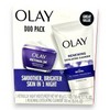 Olay Duo Pack Smoother, Brighter Skin in 1 Night -Night