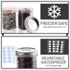 KAMOTA Mason Jars, 8 oz Glass Jars With Regular Lids