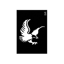Pochoir pour le Corps format 3'' X 4'' #114 Aigle