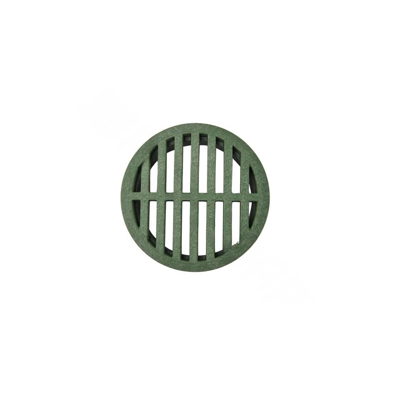 NDS 13 Plastic Round Grate, 4-Inch, Green