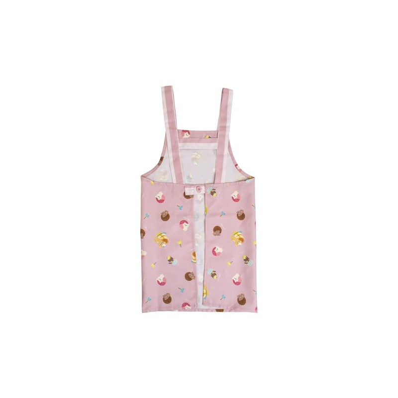 Salonge Rilakkuma Apron, For Children, Transfer, H-Shaped, Pink, 59.1 inches