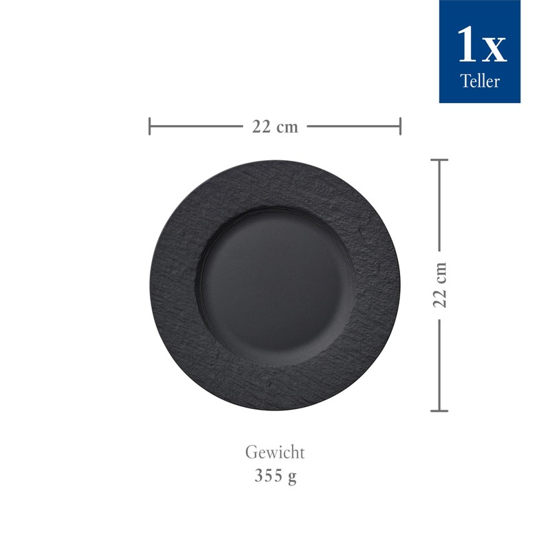 Villeroy & Boch Manufacture Rock - Plato (Plato de cena,