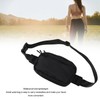 Waist Bag Double Layer Large Capacity Adjustable Strap Waterproof Nylon