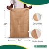 Heavy Duty Reusable Burlap Sacks 24" X 40" – Perfect