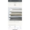 Restoration Hardware RH Restoration Hardware Linen Gauze Queen Lounger Sham