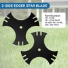 Bularie Edger Blade 781-0748 781-0748-0637 for Craftsman Troy-Bilt MTD Lawn