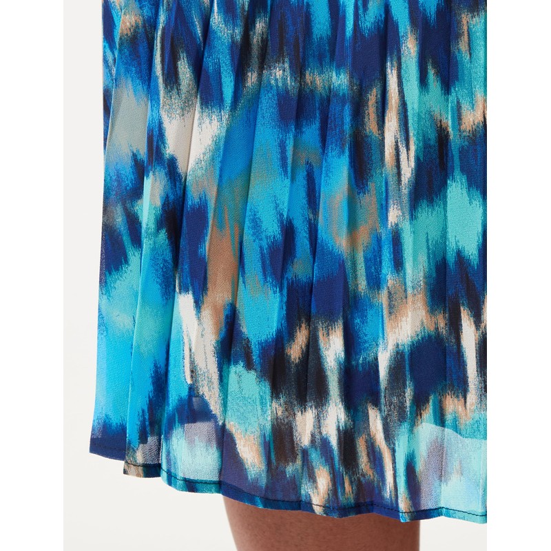 s.Oliver Damen Chiffonrock, Blue, 38