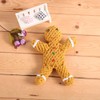 PRETYZOOM Rope Dog Toy Christmas Chew Toy Gingerbread Man Bite