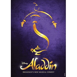 ELITEPRINT BEST UK MUSICAL THEATRE POSTERS ALADDIN On 250gsm PRINT MATERIAL ART CARD A4 Reproduction Poster