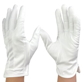 WINESS Precision Equipment (Cameras, Glasses, Jewelry) Handling Gloves, Microfiber Gloves (White/1 Pair/Medium)
