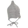 Sterntaler Unisex Baby Zipfli Knitted Hat, Silver melange