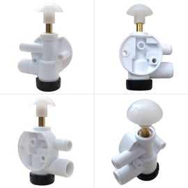 2024 Upgrade 385314349 Replacement Toilet Water Valve Kit for Sealand Traveler Vacu-Flush RV 168, 606, 647, 648, 1006,1008