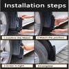 Car Mud Splash Guards Mud Flaps Fender Kit for Nissan