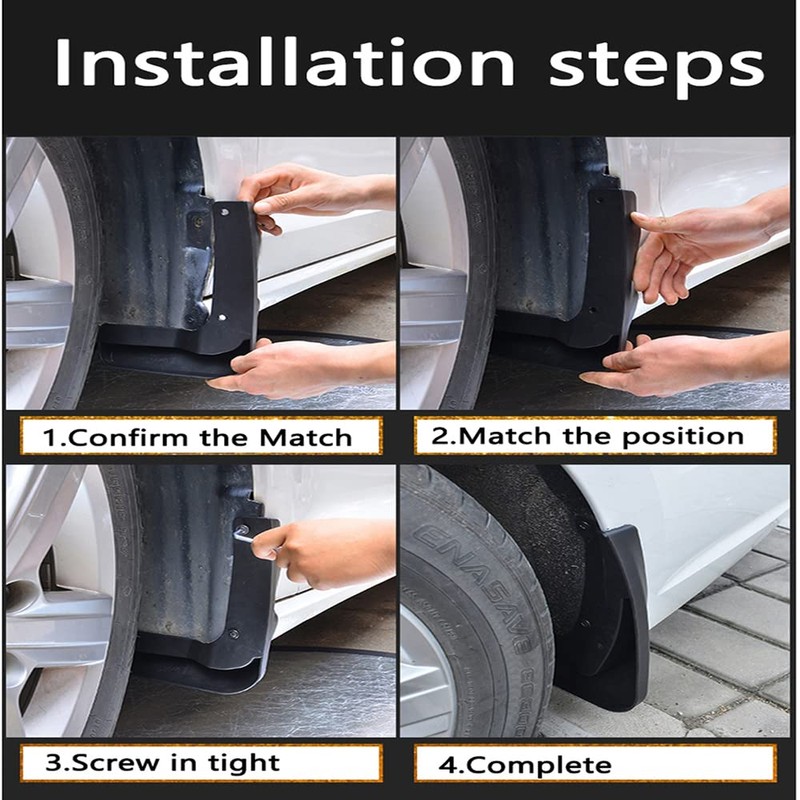 Car Mud Splash Guards Mud Flaps Fender Kit for Nissan