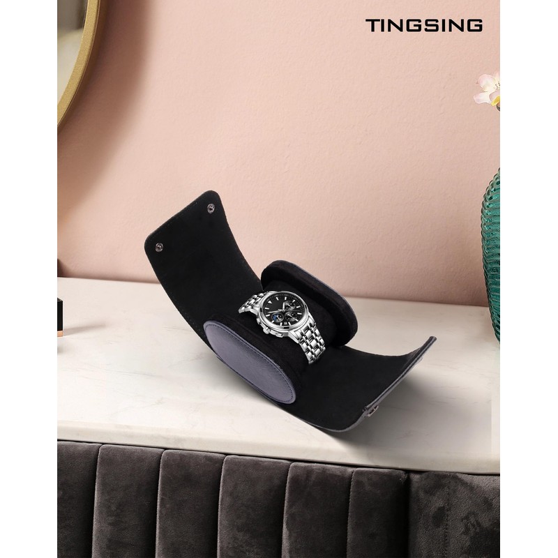 TINGSING PU Watch Case, For 1 Watch, For Men, Storage
