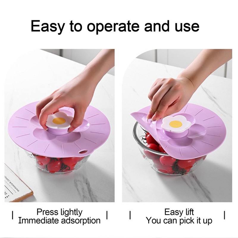 Silicone Lids for Food Storage Silicone Bowl Covers Silicone Pot