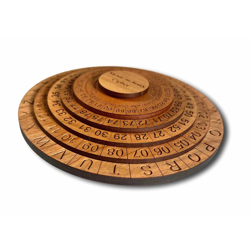 Creative Crafthouse Mexican Cipher Encryption Machine Puzzle - Classic Military