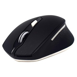 NACEB TECHNOLOGY - Mouse Inalámbrico NA-0119N - 2.4 GHz con Receptor USB - 6 Botones - dpi Ajustable 1200/1600/2400 - Negro