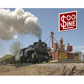 Soo Line Railroad "1003 and the Grain Elevator" 8" x 10" Metal Sign