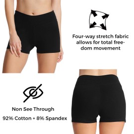 iloveSIA® women's shorts sports shorts seamless dance shorts fitness yoga hot pants made from cotton - Shorts l
