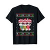 Ugly Xmas Sweater Red Panda In Christmas Socks T-Shirt